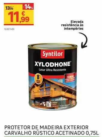 Leroy Merlin Protetor De Madeira Exterior Carvalho Rústico Acetinado 0,75L promoção