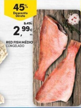 Continente Red Fish Médio 1kg promoção