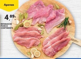 Continente Bifanas de Porco Continente 1kg promoção