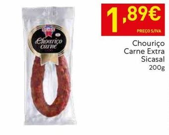 Recheio Chouriço sicasal promoção
