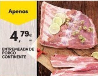 Continente Entremeada de Porco Continente promoção