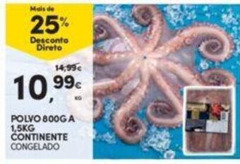 Continente Polvo 800g a 1.5kg Continente promoção
