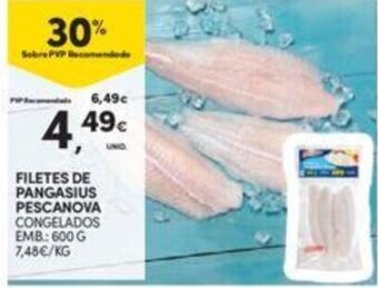 Continente Filetes de Pangasius Pescanova 600g promoção