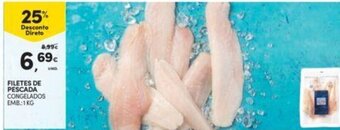 Continente Filetes de Pescada 1kg promoção