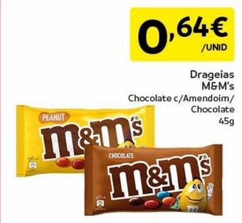 Amanhecer Chocolates m&m's promoção