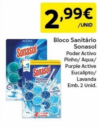 Pastilhas para wc sonasol