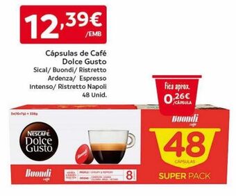 Amanhecer Cápsulas de café dolce gusto promoção