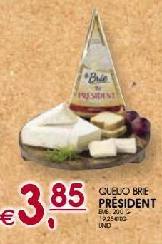 Meu Super Queijo brie président promoção