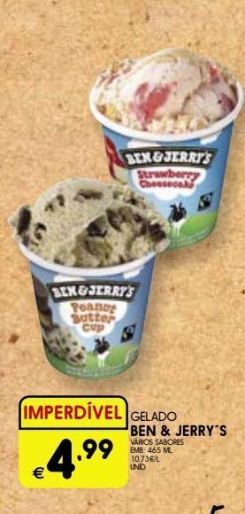 Meu Super Gelados ben&jerry´s promoção