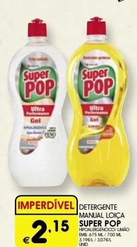 Meu Super Detergente lavalouça super pop promoção