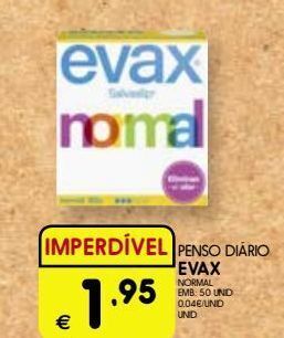 Meu Super Absorvente evax promoção