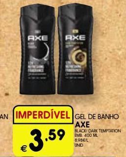 Meu Super Gel de banho axe promoção