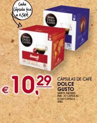 Meu Super Cápsulas de café dolce gusto promoção