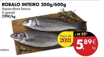 Pingo Doce Robalo promoção