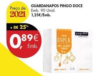 Pingo Doce Guardanapos de papel pingo doce promoção