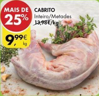 Pingo Doce Cabrito promoção