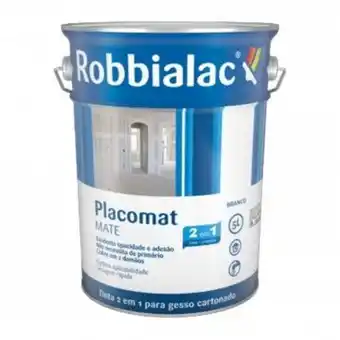 Armazéns Reis Tinta para gesso cartonado placomat robbialac promoção