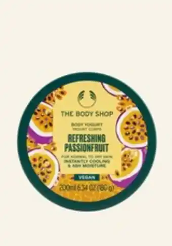 Refreshing passionfruit body yogurt
