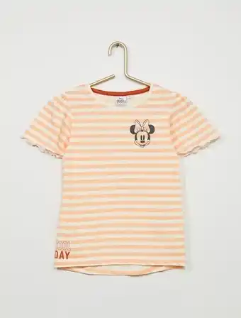 Kiabi T-shirt 'minnie' de gola redonda promoção