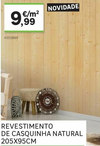 Leroy Merlin Revestimento de Casquinha Natural 205x95cm promoção