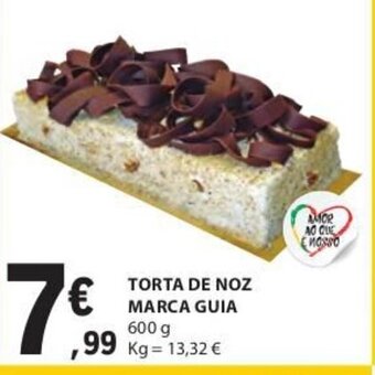 E.Leclerc Torta de Noz Marca Guia 600g promoção