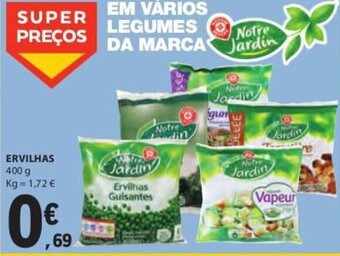 E.Leclerc Ervilhas 400g promoção