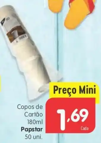 Copos de Cartão 180ml Papstar