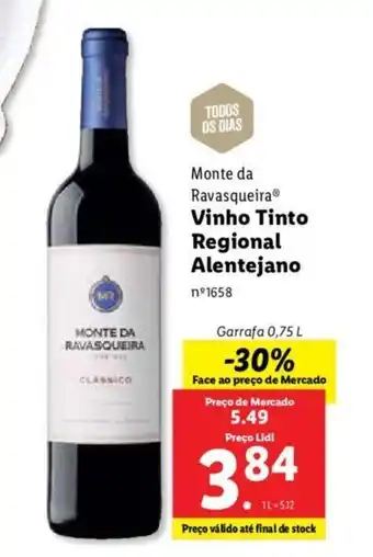 Monte da Ravasqueira Vinto Tinto Regional Alentejano 0.75L