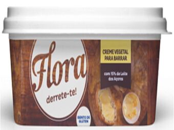 Auchan Creme vegetal flora promoção