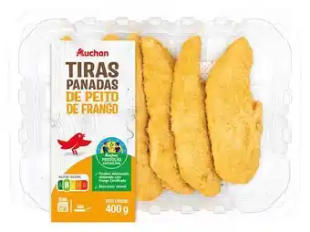 Auchan Tiras frango panados auchan pc400 g promoção