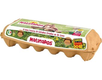 Ovos do campo matinados