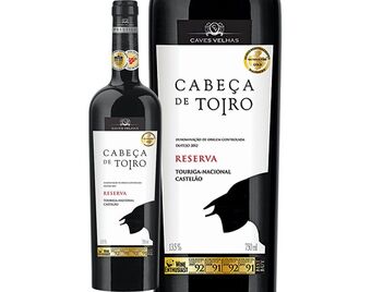 Auchan Vinho tinto cabeça de toiro promoção