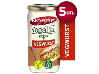 Auchan Salsichas nobre vegalia promoção