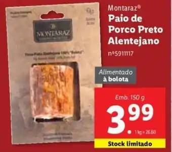 Montaraz Paio de Porco Preto Alentejano 150g