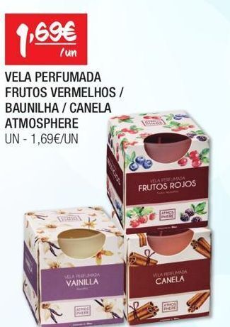 Spar Vela perfumada promoção