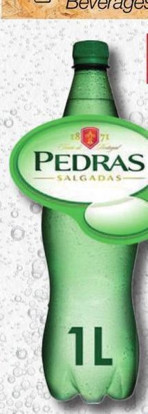 Spar Água pedras salgadas promoção