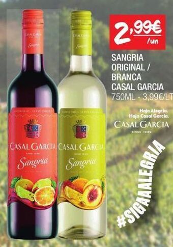 Spar Vinhos casal garcia promoção
