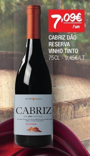 Spar Vinho tinto cabriz promoção