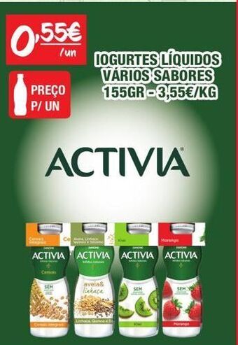 Spar Iogurte activia promoção