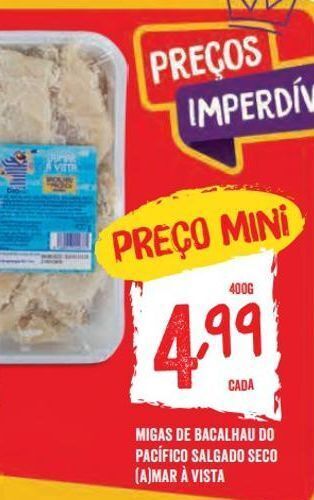 Minipreço Bacalhau promoção
