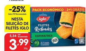 Minipreço Filé de peixe iglo promoção