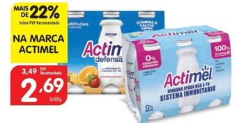 Minipreço Iogurte actimel promoção