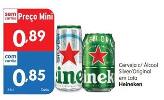 Minipreço Lata de cerveja heineken promoção