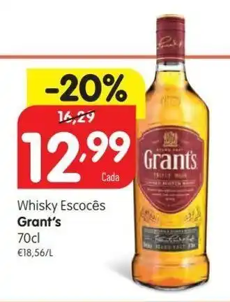 Minipreço Uísque grant's promoção