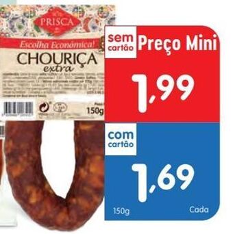 Minipreço Chouriço prisca promoção