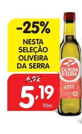 Minipreço Azeite extravirgem oliveira da serra promoção
