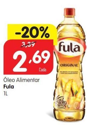 Óleo para fritar fula