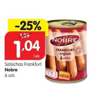 Minipreço Salsicha nobre promoção