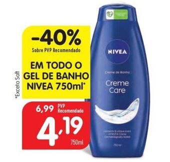 Minipreço Gel de banho nivea promoção