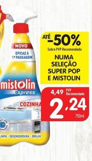 Minipreço Limpadores mistolin promoção